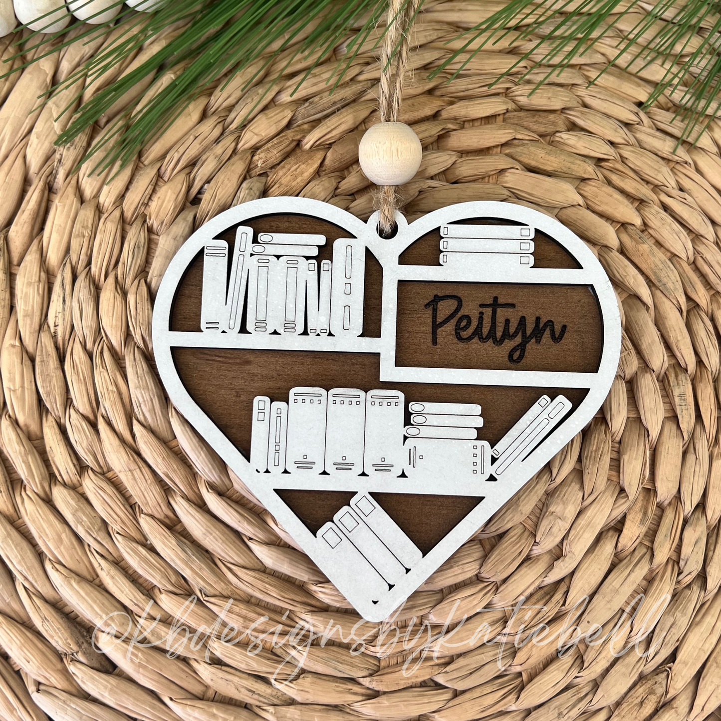 Book Ornament, Book Lover Ornament