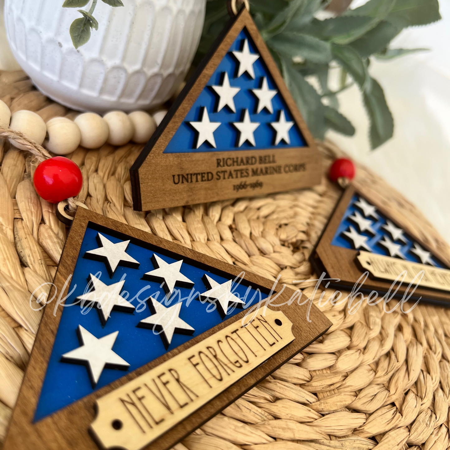 Folded Flag Ornament
