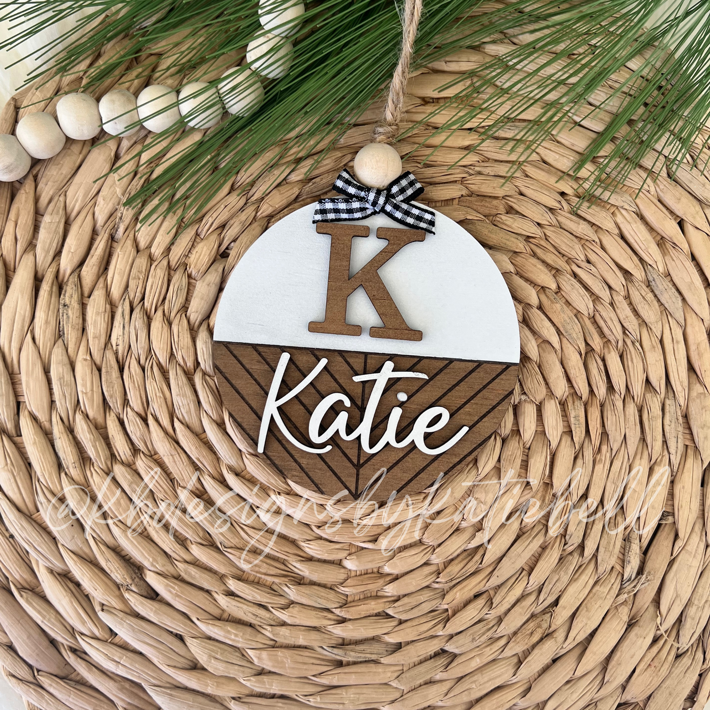 Custom Wooden Shiplap Ornaments