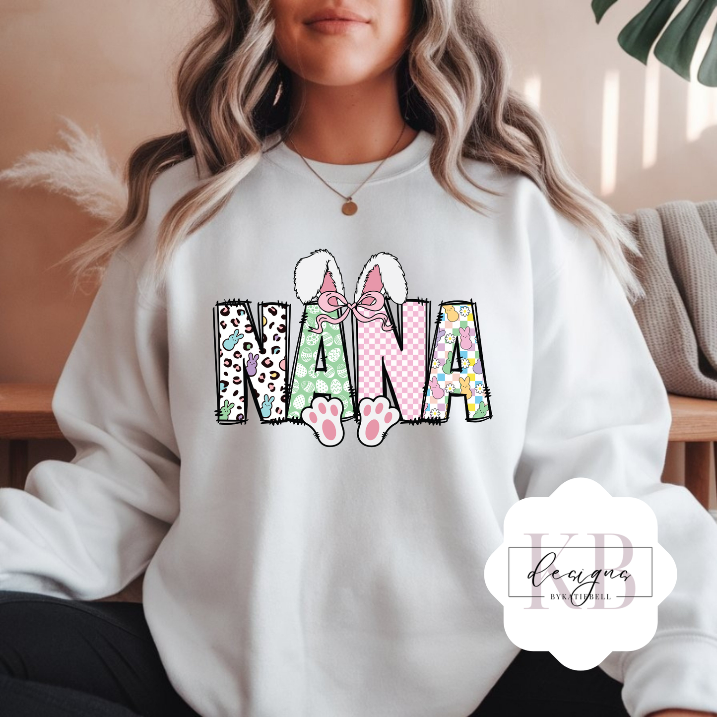 Easter Crewneck | Custom Sweatshirt | Gildan 1800 | Mama | Mimi